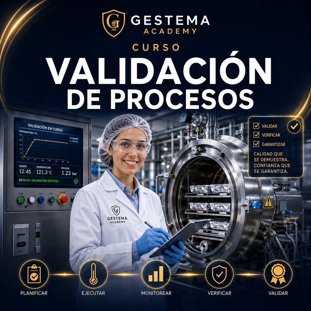 Curso Validación de Procesos y Estudios de Vida Útil — Gestema Academy